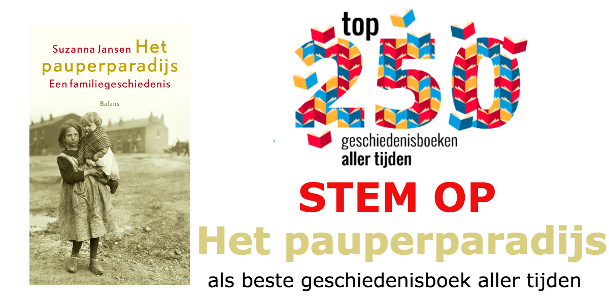 Stem op 'Het pauperparadijs' als beste geschiedenisboek aller tijden