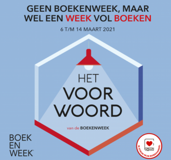 Uitgelichte afbeelding - Het voorwoord van de Boekenweek - Geen boekenweek maar een week vol boeken - 6 t/m 14 maart 2021