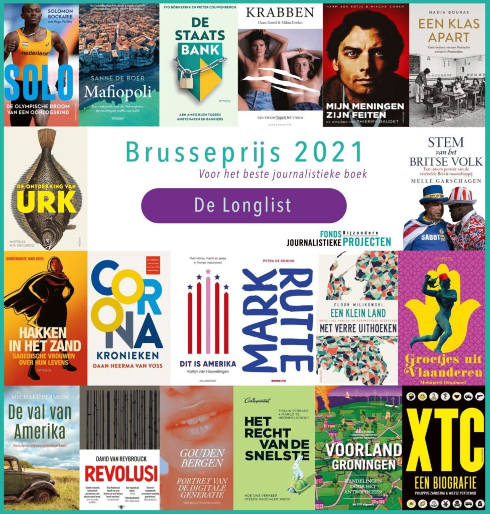 Uitgelichte afbeelding: geselecteerde titels Brusseprijs 2021