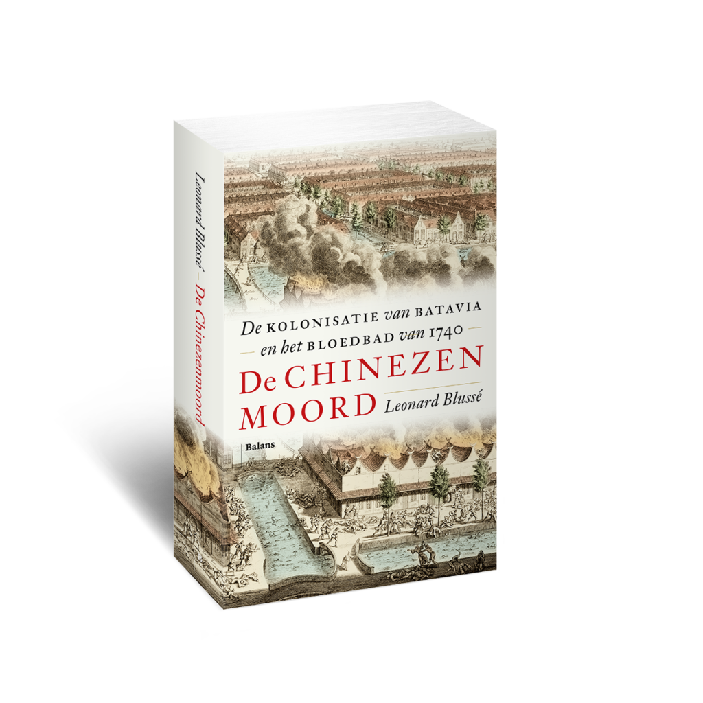 3d afbeelding van het boek de chinezenmoord van Leonard Blussé
