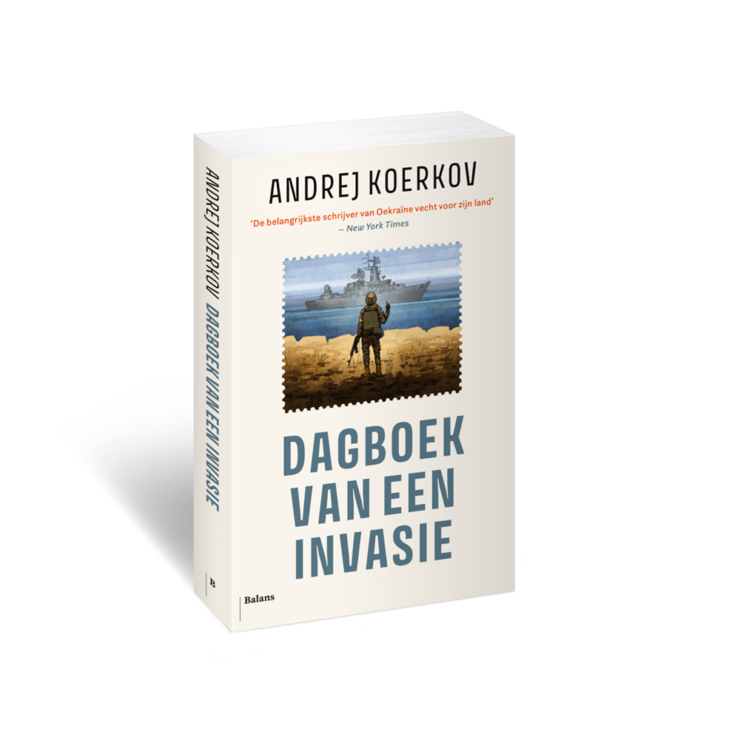 3d afbeelding van het boek 'Dagboek van een invasie' van Andrej Koerkov