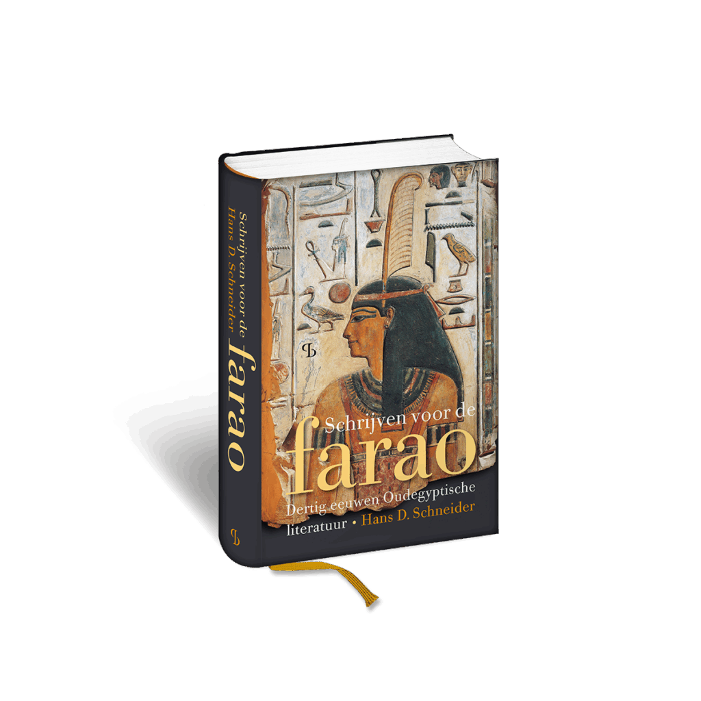 3D omslag/cover van Schrijven voor de farao van Hans D. Schneider