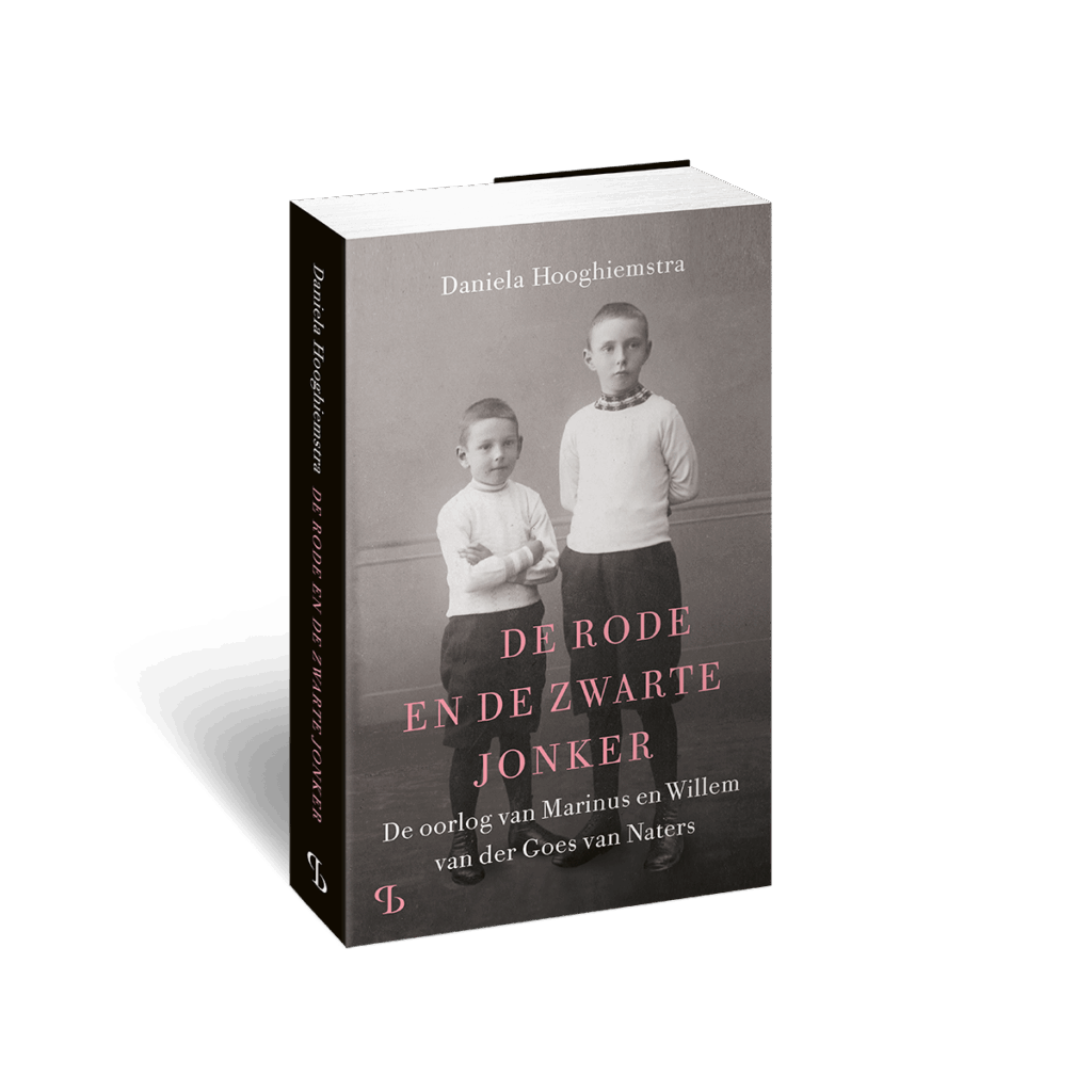 3D omslag/cover van het boek De rode en de zwarte jonker van Daniela Hooghiemstra