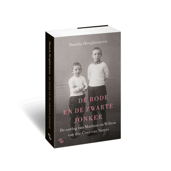 3D omslag/cover van het boek De rode en de zwarte jonker van Daniela Hooghiemstra