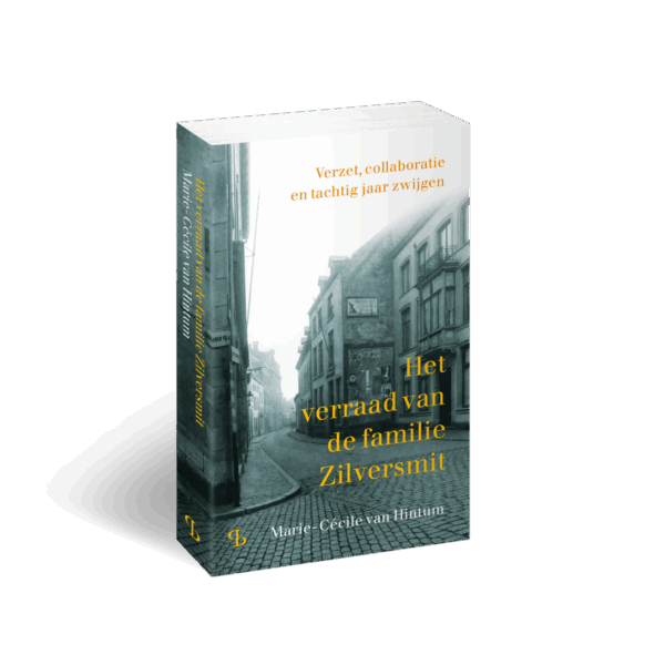 3D omslag/cover van Het verraad van de familie Zilversmit van Marie-Cécile van Hintum