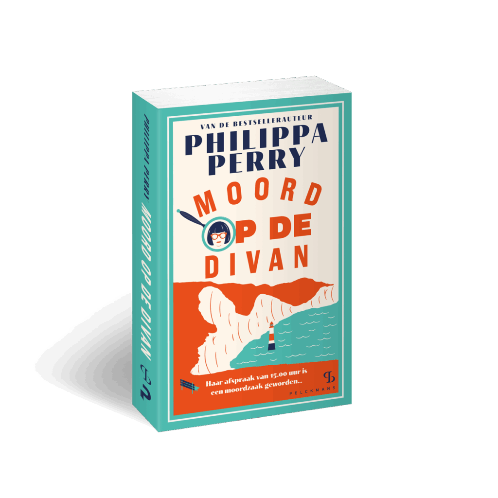 3D omslag/cover van Moord op de divan van Philippa Perry