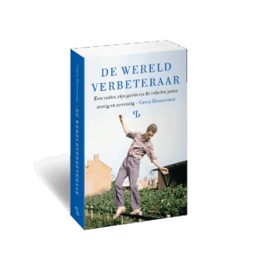 3D omslag van het boek De wereld verbeteraar van Greta Riemersma