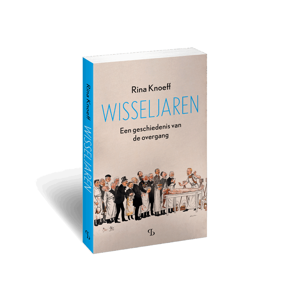 3D omslag van het boek Wisseljaren door Rina Knoeff