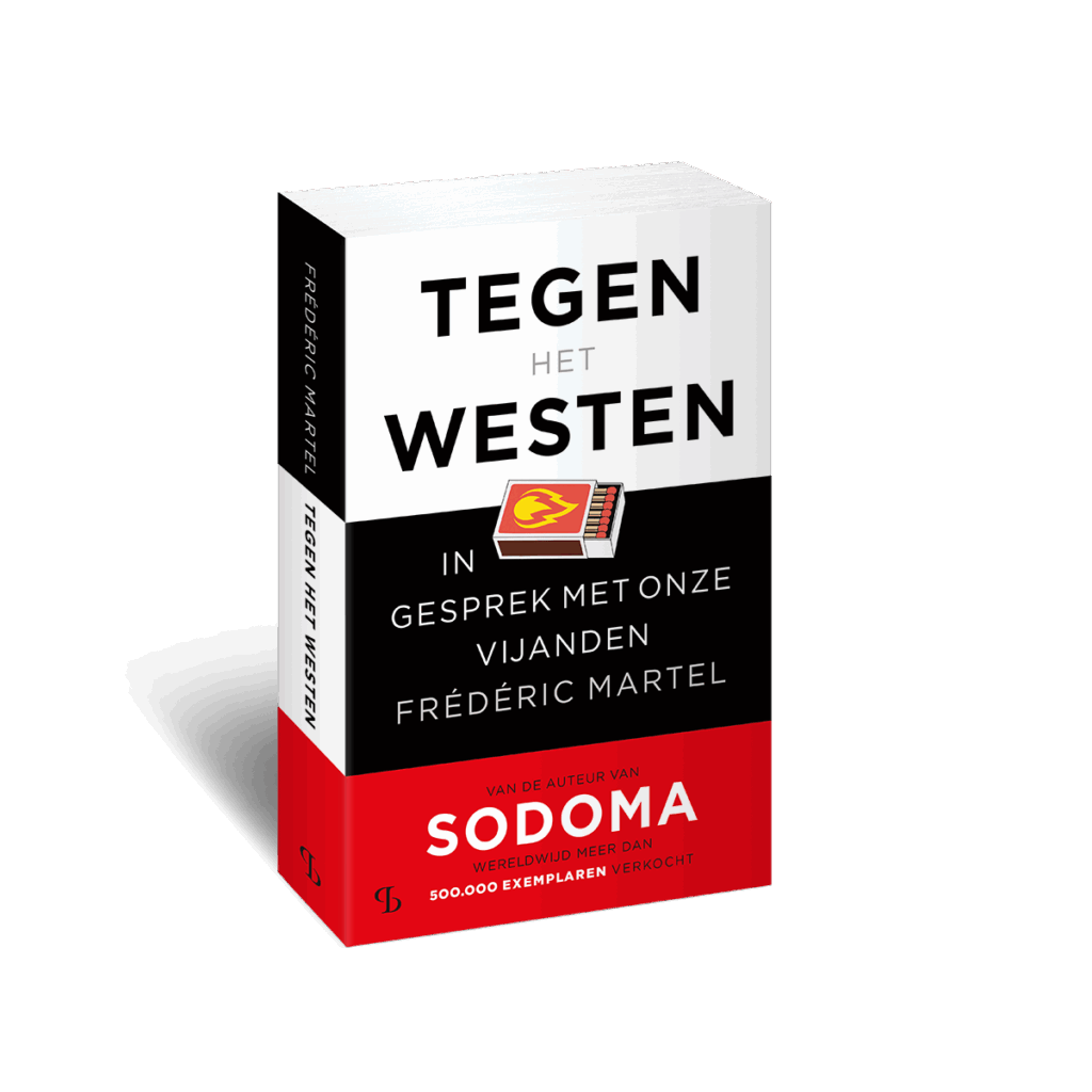3D omslag van het boek Tegen het Westen van Frédéric Martel