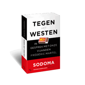 3D omslag van het boek Tegen het Westen van Frédéric Martel