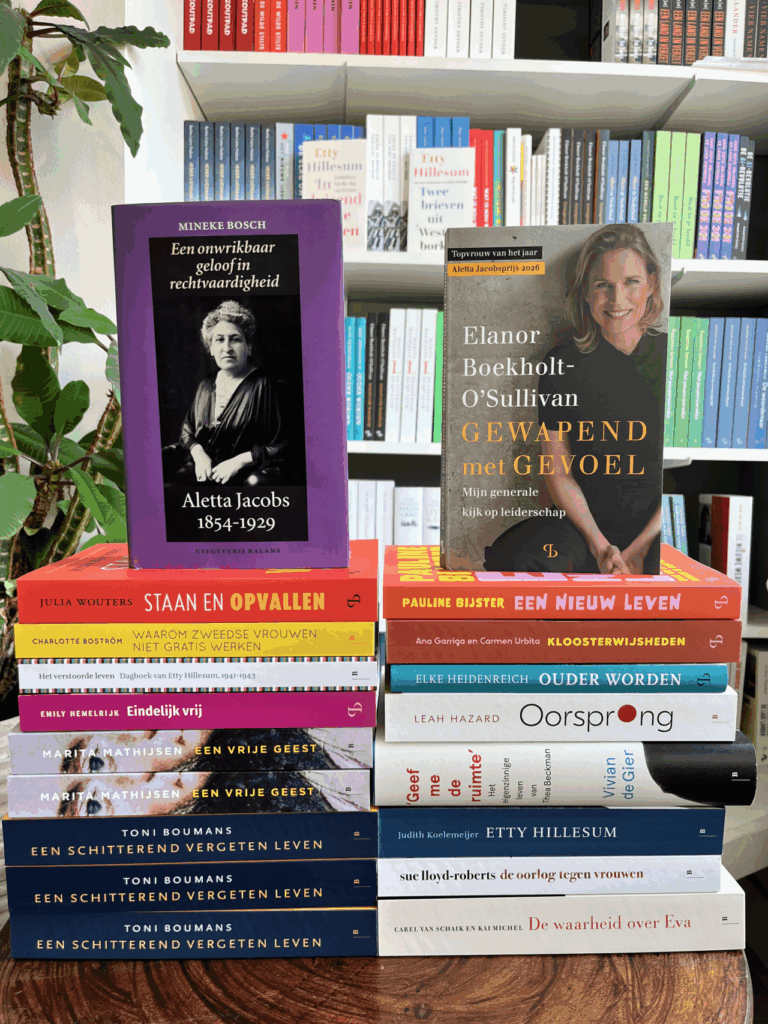 Boeken van Aletta Jacobs, Elanor Boekholt-O'Sullivan en andere vrouwen over vrouwen.