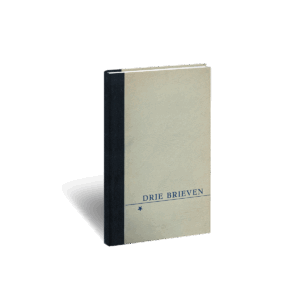 3D omslag van het facsimile Drie brieven van Etty Hillesum