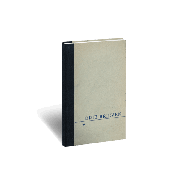 3D omslag van het facsimile Drie brieven van Etty Hillesum