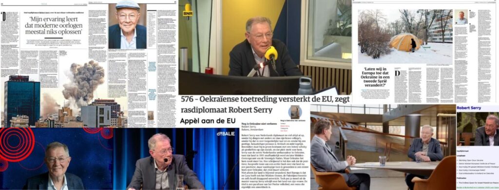 In de media: Oud-topdiplomaat Robert Serry