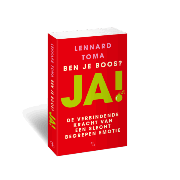 3D omslag van het boek Ben je boos? JA! van Lennard Toma